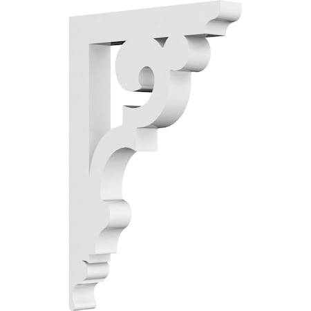 Ekena Millwork Preston Architectural Grade PVC Bracket, 5/8"W X 4"D X 6"H BKTP01X04X06PR